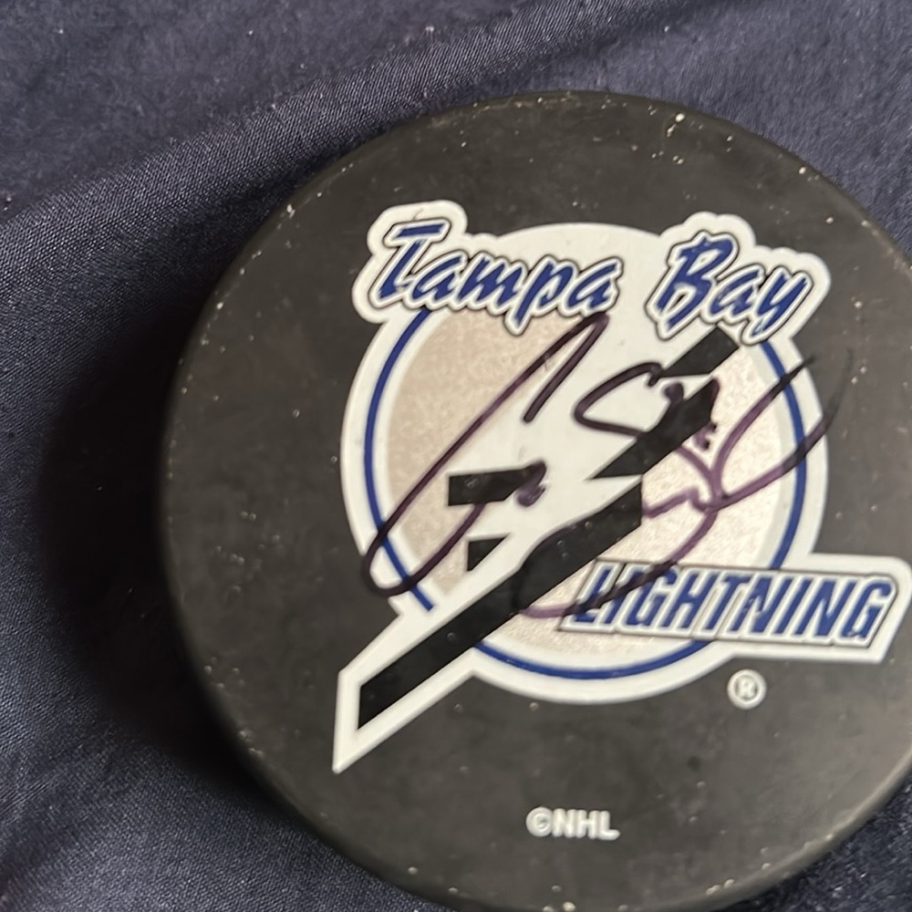 Tampa Bay Lightning NHL Hockey Puck